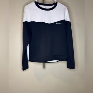 Black and White Crewneck Sweatshirt